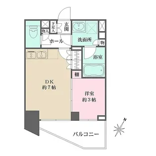 ミュプレ表参道【7階】の間取り