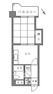 清光ハイム【8階】の間取り