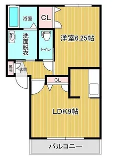 アディエス【2階】の間取り