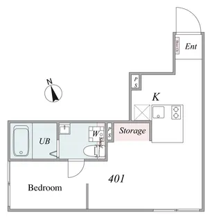 PREAS KAMATA【4階】の間取り
