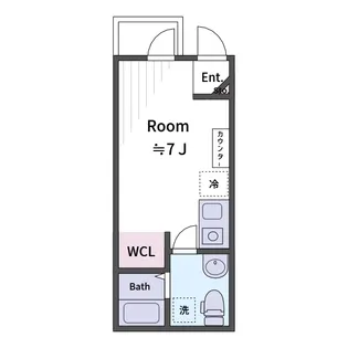 Liz早稲田鶴巻町【1階】の間取り
