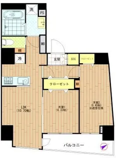 アリーチェ赤羽岩淵【2階】の間取り