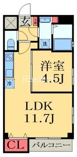 LeClosKanamecho(ルクロ要町)【3階】の間取り
