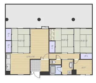 リバーレインアクア【3階】の間取り