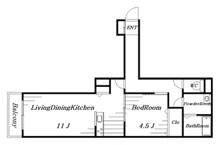 パインウェーブハイム【2階】の間取り