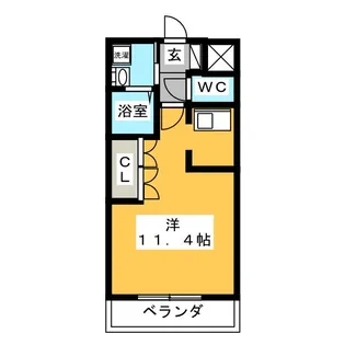 ル・フレーズ【1階】の間取り