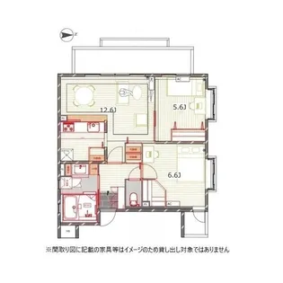 ダイアパレス駒沢公園【2階】の間取り