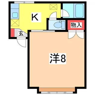 サンメゾン堀割【2階】の間取り