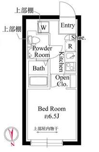 プランドール市川【2階】の間取り