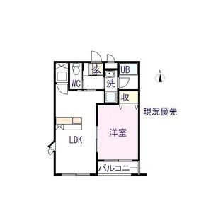 ピースタウン・ラ・グランコート【2階】の間取り