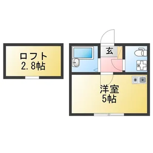 フランブリーズ追浜東町【2階】の間取り