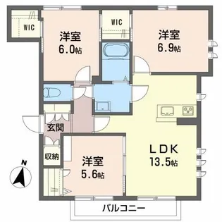 シュタースティエ【2階】の間取り