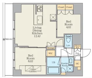 クレストコート東日暮里【5階】の間取り