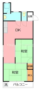 クロノス平塚北【2階】の間取り