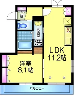 Comfort.Hiro コンフォートヒロ【2階】の間取り