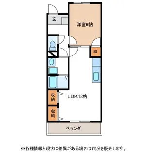 タキオン B【1階】の間取り