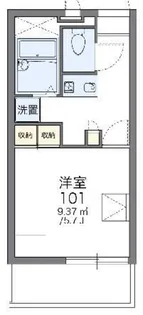 レオパレスナルニ【2階】の間取り
