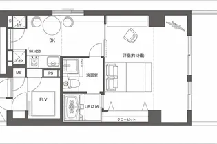 セリーヌ元麻布【4階】の間取り