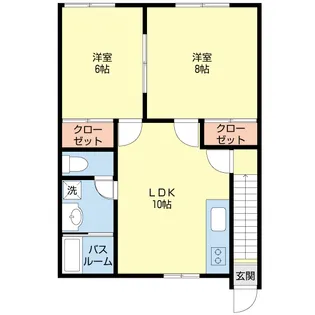 メゾン雪田【2階】の間取り