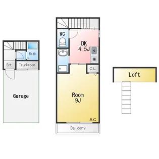 エクセルゼッポウ【1階】の間取り