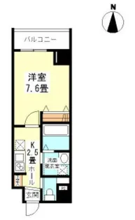 工芸館きうち3【6階】の間取り
