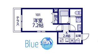 リベルテ横濱【1階】の間取り
