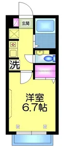 エスペランサ【2階】の間取り