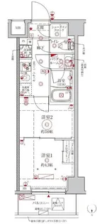 クレイシアIDZ王子フォレストヒルズ【3階】の間取り