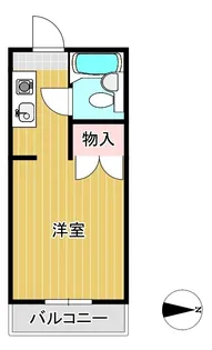 城山ハイツ【2階】の間取り