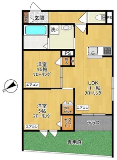 ゲートフロント【1階】の間取り