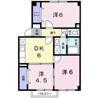 リアルドリームI【2階】の間取り