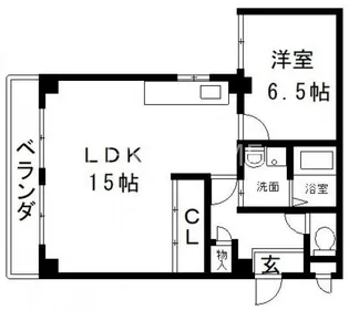 グランピア布施南【4階】の間取り