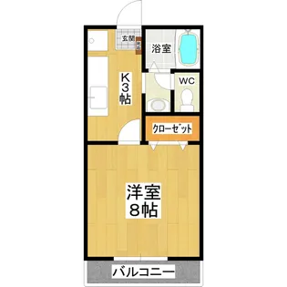 ビーラインMK【2階】の間取り