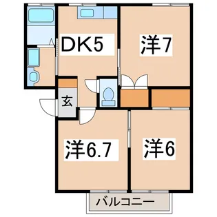 ネバーランドA【1階】の間取り