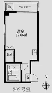 ホワイトエステートB【2階】の間取り