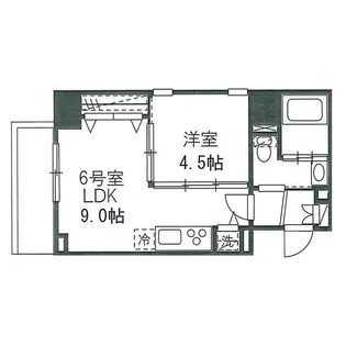 プレジール神宮前【3階】の間取り