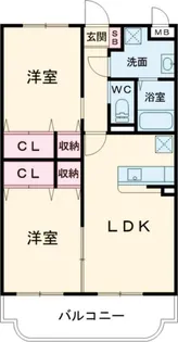 Hawks Heights【2階】の間取り