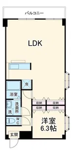 アメニティ21【4階】の間取り