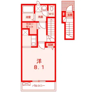 シュティル森崎【2階】の間取り