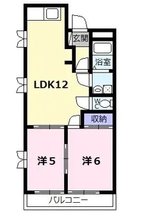 セピアビル【2階】の間取り