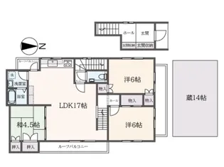 peaceful houseの間取り