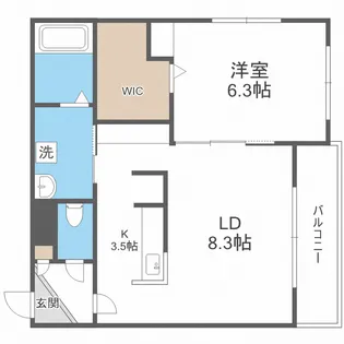 bills 棗【4階】の間取り