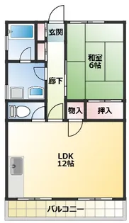 山和ハイツ5【1階】の間取り