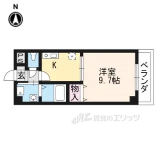 SQUAREHILLSMOMOYAMA【4階】の間取り