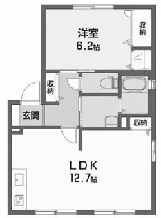シャーメゾン東垣生 A・B・C棟【1階】の間取り