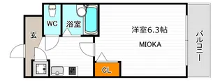 S・Eファースト【8階】の間取り