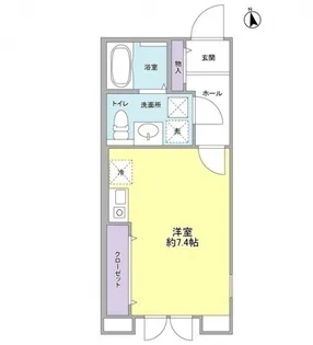 ミルクリーク桜山【1階】の間取り