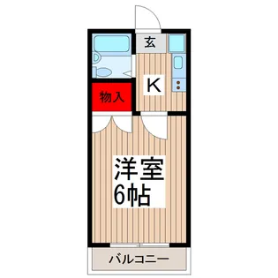 ハウス早宮【1階】の間取り