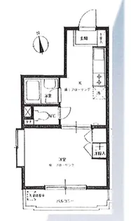 エスポワール落合【1階】の間取り