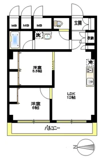 秀和幡ヶ谷レジデンス【9階】の間取り